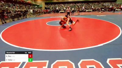 150 lbs Round Of 64 - Kolby Rau, Fruitland vs Yazir Tellez, St John Bosco