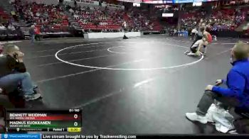 D1-160 lbs Cons. Round 1 - Bennett Weidman, Wis. Rapids Lincoln vs Magnus Kuokkanen, Waukesha West