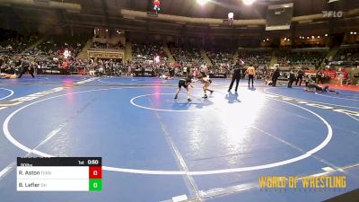 80 lbs Consi Of 16 #2 - Ryland Aston, Teknique Wrestling vs Brandon Lefler, Darkhorse