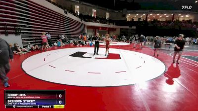 100 lbs Round 2 - Bobby Lima, Broken Arrow Wrestling Club vs Brendon Stucky, Enid Youth Wrestling Club