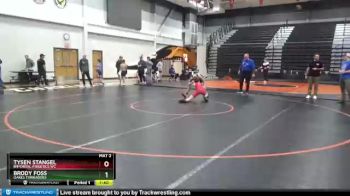 14U-2 lbs Rr1 - Tysen Stangel, Immortal Athletics WC vs Brody Foss, Oakes Tornadoes