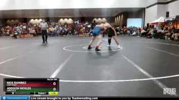 1A/2A 195 1st Place Match - Addison Nickles, Abbeville vs Nick Ramirez, High Point