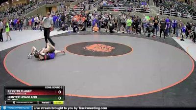 70 lbs Cons. Round 2 - Keystin Flaget, Lebanon Mat Club vs Hunter Hoagland, Mat Sense