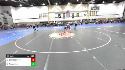 133E lbs Rr Rnd 1 - Colt Schrader, Army vs Sean Wang, Penn State