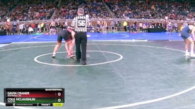 D3-175 lbs Quarterfinal - Gavin Craner, Whitehall HS vs Cole McLaughlin, Yale HS