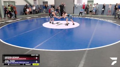 102 lbs Round 3 - Axel Mark, Dillingham Wolverine Wrestling Club vs Jaydon Kewan, Avalanche Wrestling Association