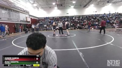 182 lbs 3rd Place Match - Evan Vanatta, Tonasket vs Junior Garcia, Lake Roosevelt