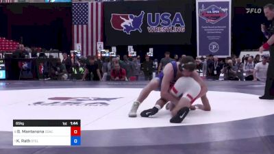 65 kg Round 2 - Brock Mantanona, Coachella Valley Wrestling Club vs Kollin Rath, Steller Trained Wrestling