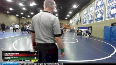 145 lbs Cons. Round 3 - Ruben Chavez, Dos Palos vs Logan Trevino, Madera South