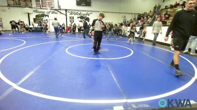 43-46 lbs Rr Rnd 4 - Bentlee Egleston, Claremore Wrestling Club vs Tristan Price, Tahlequah Wrestling Club