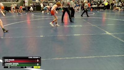 95 lbs Cons. Round 4 - Cayden Engel, The Best Wrestler vs Ian Maize, DC Elite