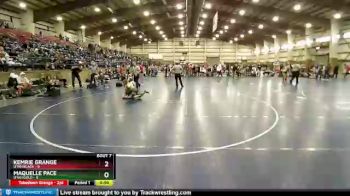 79 lbs Round 3 (6 Team) - Maquelle Pace, Utah Gold vs Kemrie Grange, Utah Black
