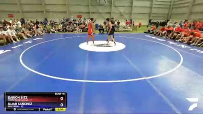 195 lbs Quarters & 1st Wb (16 Team) - Darion Bitz, North Dakota Blue vs Ilijah Sanchez, Wisconsin