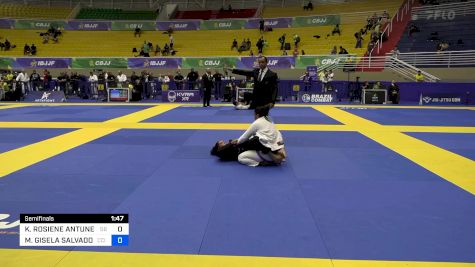 KARLEY ROSIENE ANTUNES COSTA vs MARIA GISELA SALVADOR 2024 Brasileiro Jiu-Jitsu IBJJF