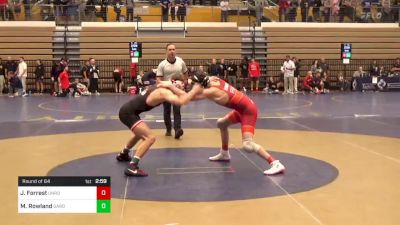 125 lbs Round Of 64 - Jax Forrest, Unrostered vs Matthew Rowland, Gardner-Webb