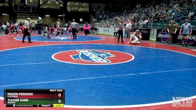 3A-126 lbs Semifinal - Mason Persons, Columbus vs Tucker Karr, Bremen