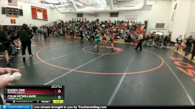 120B Round 4 - Kaden Orr, Natrona County vs Colin McWilliams, Lander Valley