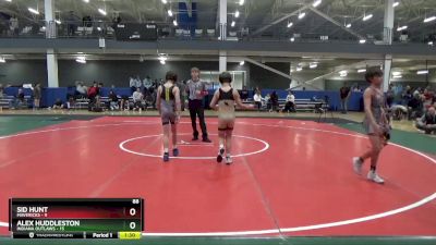 88 lbs Placement Matches (16 Team) - Sid Hunt, Mavericks vs Alex Huddleston, Indiana Outlaws