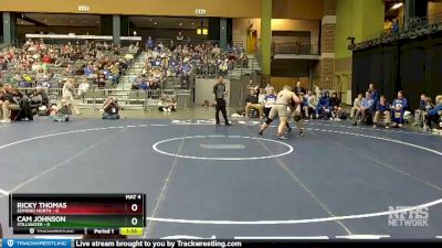 285 lbs Finals (8 Team) - Ricky Thomas, Edmond North vs Cam Johnson, Stillwater