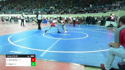 87 lbs Consi Of 16 #2 - Caleb Schneider, Yukon vs Ethan Boyd, Claremore Wrestling Club