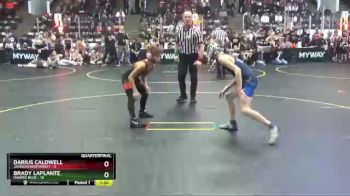 72 lbs Quarterfinals (8 Team) - Brady LaPlante, Dundee Blue vs Darius Caldwell, Jackson Northwest