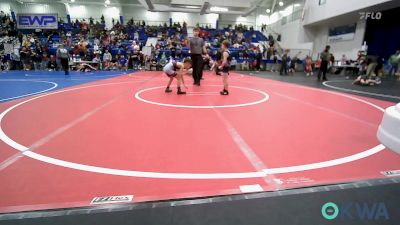 55 lbs Consolation - Bentley Hughart, Berryhill Wrestling Club vs Elijah Matlock, Sallisaw Takedown Club