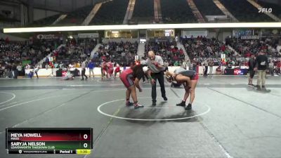 235 lbs Quarterfinal - Meya Howell, Maize vs Saryja Nelson, Leavenworth Takedown Club