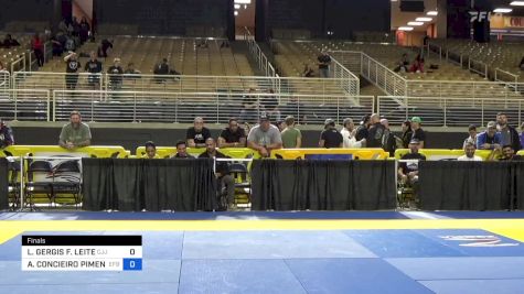 LEONARDO GERGIS F. LEITE vs ALEXANDRE CONCIEIRO PIMENTEL 2024 Pan Jiu Jitsu IBJJF Championship