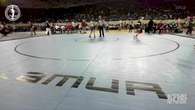 5A - 130 lbs Quarterfinal - Carla West, BILLINGS vs Kalli Hamilton, SKIATOOK