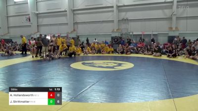 56 lbs Pools - Aubriella Hollandsworth, NE United (OH) vs Journey Strittmatter, PA West