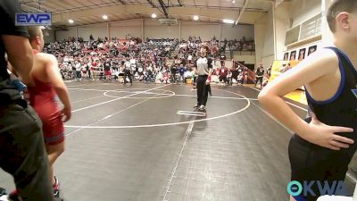 73 lbs Quarterfinal - Joseph Arsee Jr, R.A.W. vs Jayce Dixon, Vinita Kids Wrestling