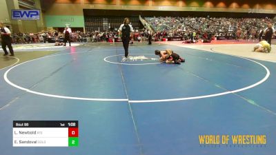 84 lbs Quarterfinal - Landon Newbold, ATG vs Eli Sandoval, Gold Rush Wrestling Academy