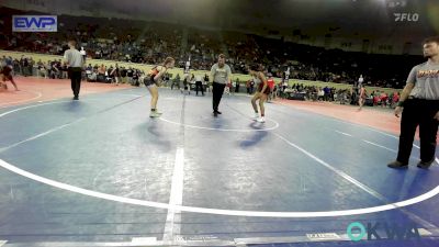 135 lbs Final - Liyah Tennial, Hurricane Wrestling Academy vs Kinley Vereide, Vinita Kids Wrestling