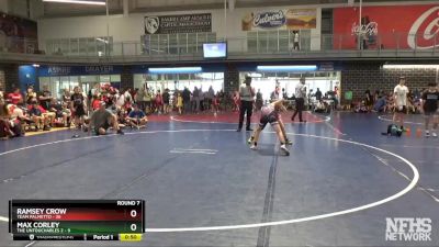 90 lbs Round 7 (8 Team) - Ramsey Crow, Team Palmetto vs Max Corley, The Untouchables 2