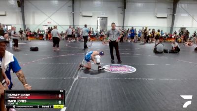 95 lbs Round 2 (6 Team) - Ramsey Crow, Team Palmetto vs Mack Jones, Storm