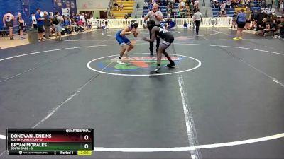 106 lbs Quarterfinals (8 Team) - Donovan Jenkins, South Plantation vs Bryan Morales, South Dade