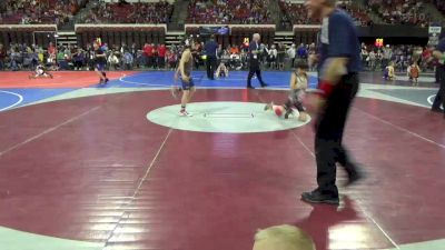 77 lbs Champ. Round 1 - Boliver Big Hair, Lockwood Wrestling Club vs Hayden Harshman, North Big Horn Rams Wrestling