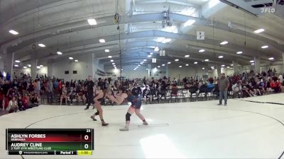 143 lbs Quarterfinal - Ashlyn Forbes, Nebraska vs Audrey Cline, 2 Tuff Gym Wrestling Club