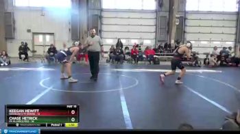 130 lbs Round 5 (8 Team) - Chase Hetrick, PA Alliance Red vs Keegan Hewitt, Railroad City Riders