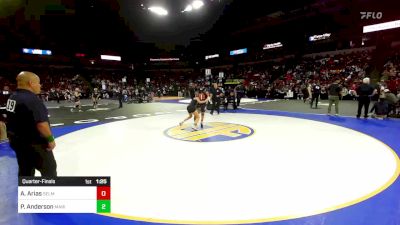 116 lbs Quarterfinal - Arieana Arias, Selma vs Presley Anderson, Marina