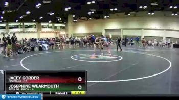 126 lbs Champ Round 1 (16 Team) - Jacey Gorder, Montana vs Josephine Wearmouth, Peg Leg Legion