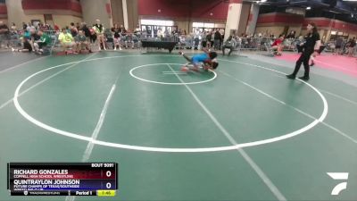 160 lbs Quarterfinal - Richard Gonzales, Coppell High School Wrestling vs Quintraylon Johnson, Future Champs Of Texas/Southside Wrestling Club