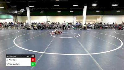 100 lbs Round Of 32 - Analu Woode, HI vs Ty Valenzuela, GA