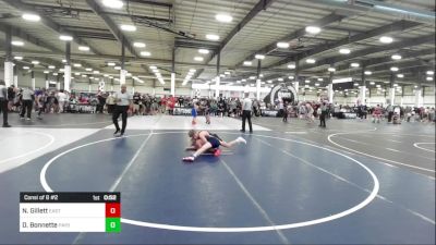 102 lbs Consi Of 8 #2 - Nash Gillett, East Valley WC vs Daniel Bonnette, Payson WC