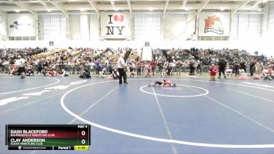 45 lbs 3rd Place Match - Dash Blackford, Baldwinsville Wrestling Club vs Clay Anderson, Olean Wrestling Club