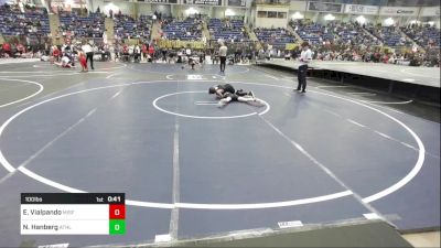 100 lbs Consi Of 4 - Elsie Vialpando, Misfits vs Noah Hanberg, Athlos Wrestling