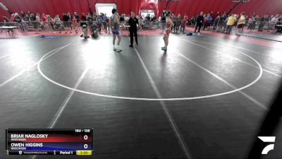 138 lbs Cons. Round 5 - Briar Naglosky, Wisconsin vs Owen Higgins, Wisconsin