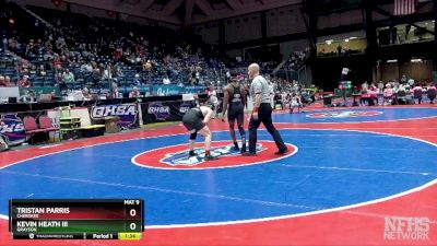 7A-144 lbs Quarterfinal - Kevin Heath III, Grayson vs Tristan Parris, Cherokee