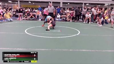 80 lbs Round 3 (8 Team) - Liam Arroyo, M2TCNJ vs Hunter Phillips, Revival Orange