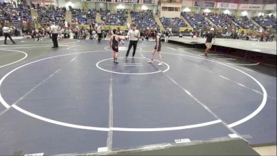 100 lbs Consi Of 8 #2 - Elsie Vialpando, Misfits vs Darren Brunson, Ignacio Wrestling Club